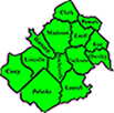Map of: South Central Kentucky area