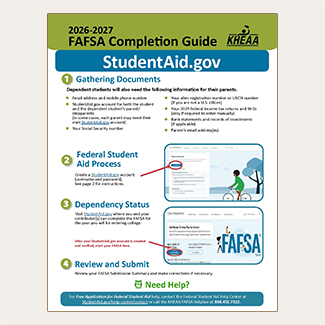Link to FAFSA Completion Guide for school year 2026-2027