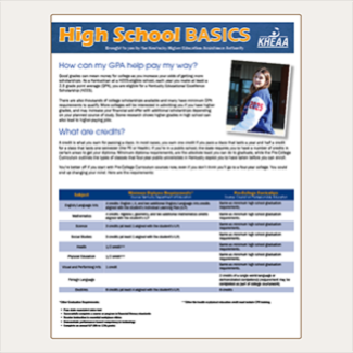 Link to the High School Basics handouts